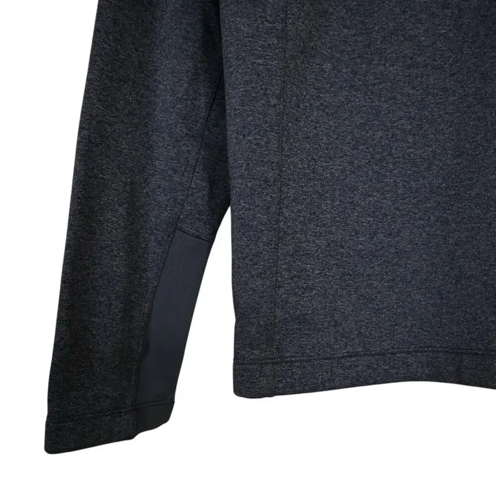 The North Face Mens S Half Zip Pullover in Dark Gray